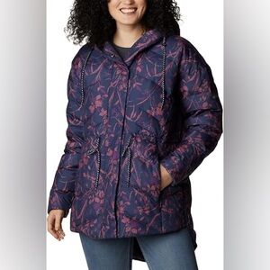 Columbia Womens Icy Heights Ii Down Novelty Jacket Size 2x